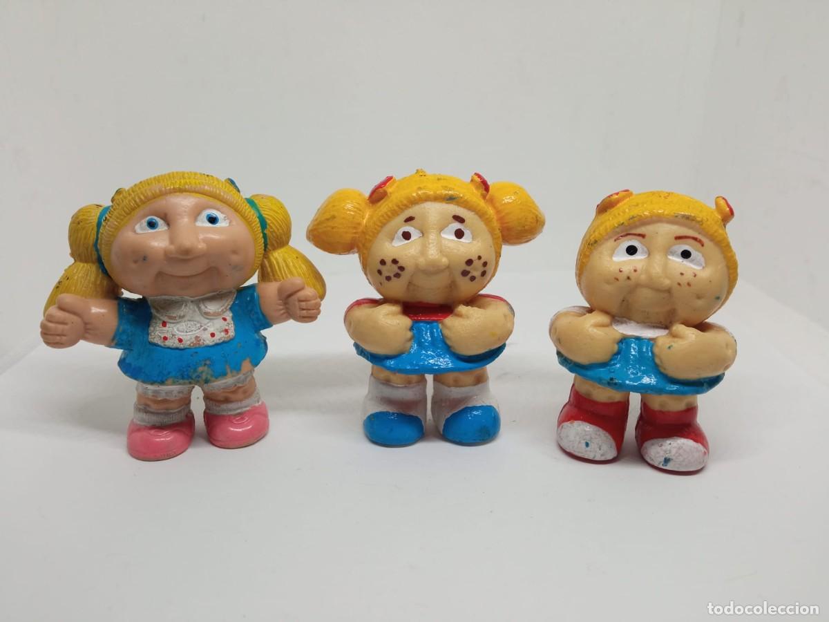 Figuras de goma y PVC: 3 Figuras de CABBAGE PATCH , en goma pvc. - Foto 1