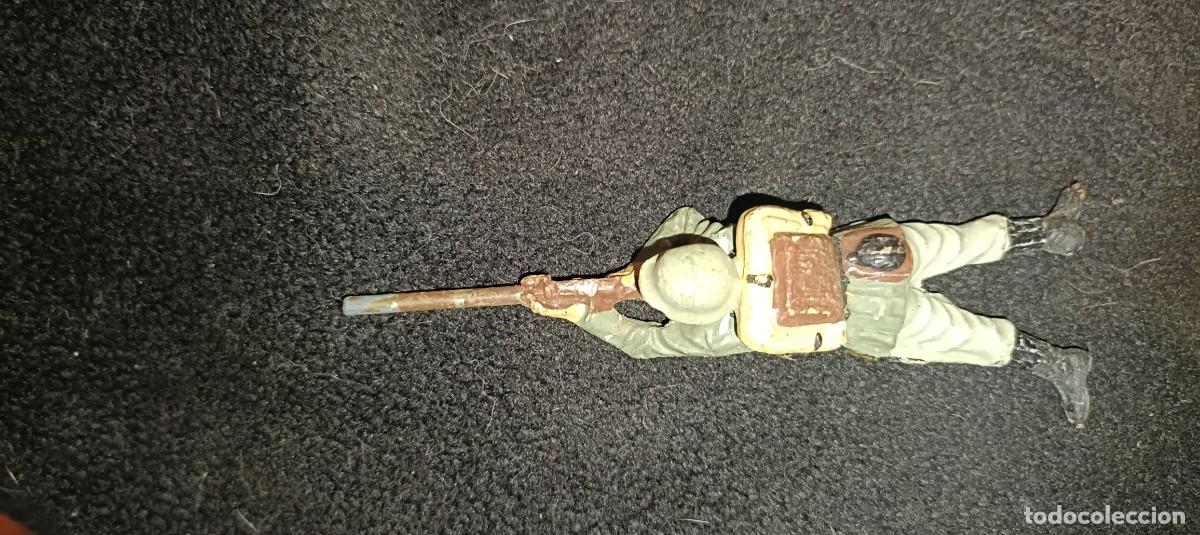 Figuras de goma y PVC: Soldado del tercer reich realizado en elastolin - Foto 2