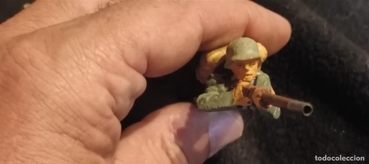 Figuras de goma y PVC: Soldado del tercer reich realizado en elastolin - Foto 6