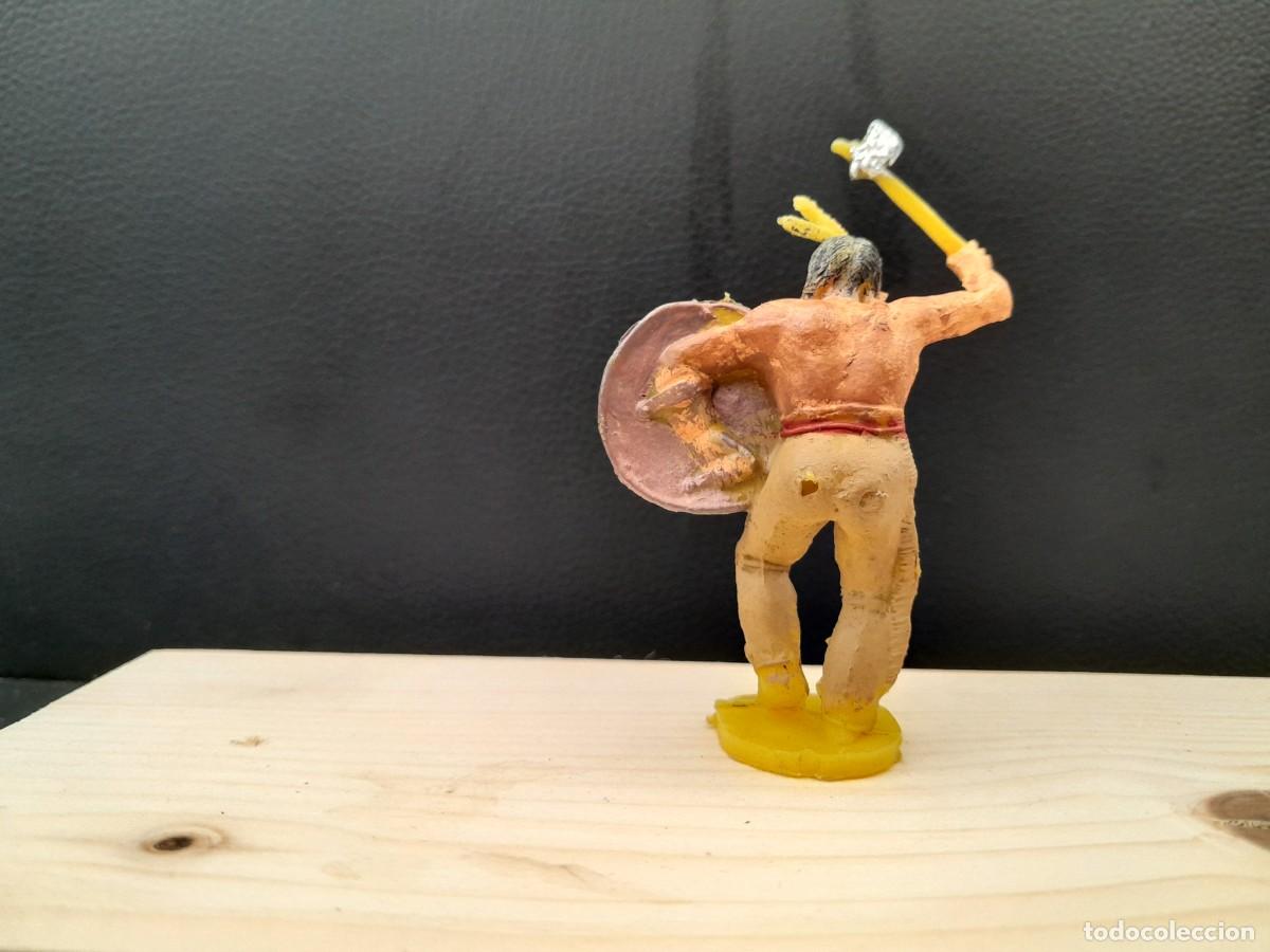 Figuras de goma y PVC: Figura indio comansi primera epoca - Foto 2