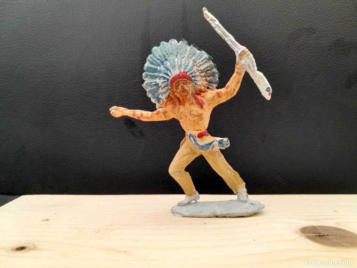 Figuras de goma y PVC: Indio COMANSI A&Ntilde;OS 60-70. - Foto 1
