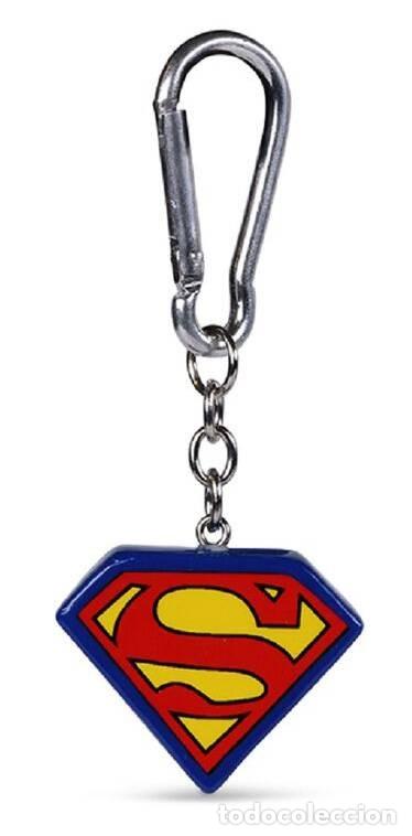 Figuras de goma y PVC: Llavero 3D Logo Superman - Foto 1