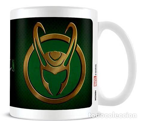 Figuras de goma y PVC: Taza Loki Cuernos - Marvel - Foto 1