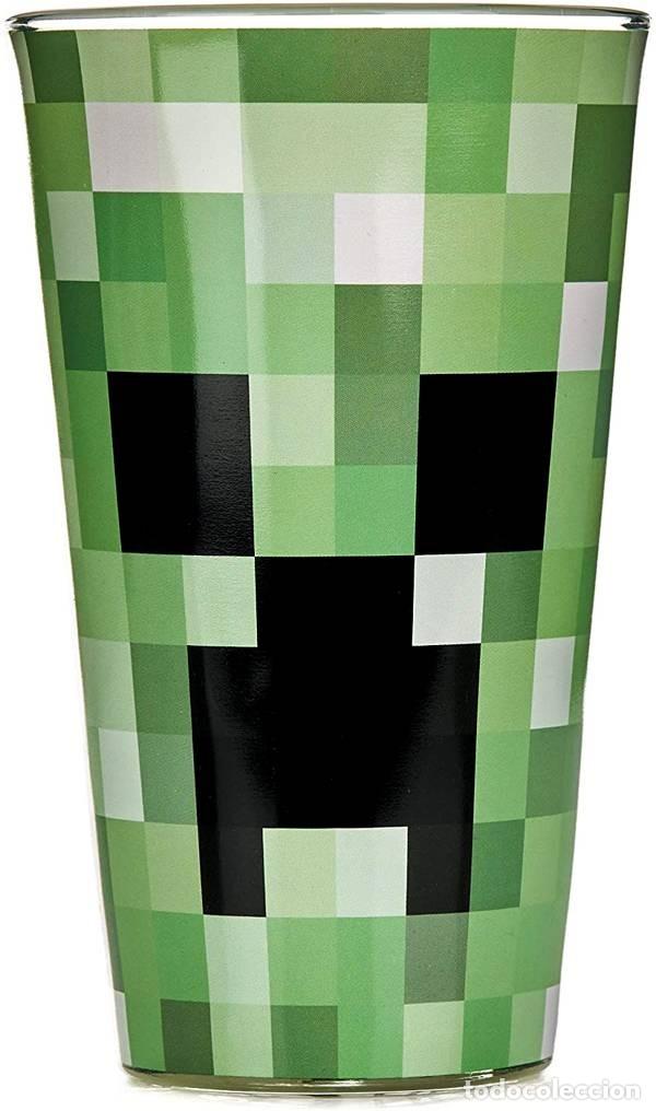 Figuras de goma y PVC: Vaso de vidrio Minecraft - Foto 1