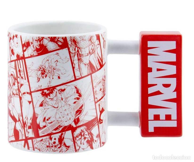 Figuras de goma y PVC: Taza 3D - Logo Marvel - Foto 1