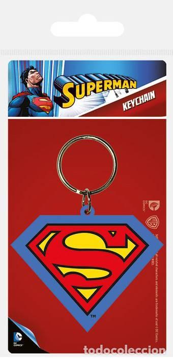 Figuras de goma y PVC: Llavero Superman - Logo - Foto 1