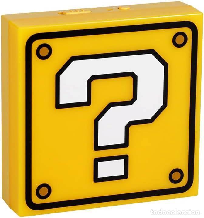 Figuras de goma y PVC: Lampara Interrogacion Bloque - Super Mario - Foto 1