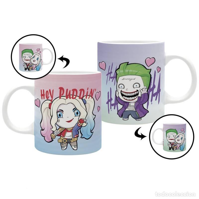 Figuras de goma y PVC: Taza Puddin & Hahaha - DC Comics - Foto 1