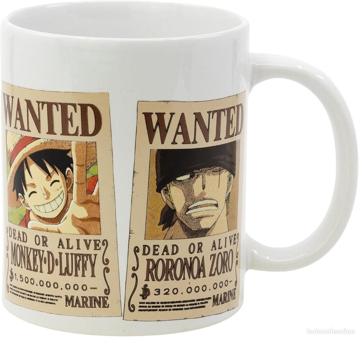 Figuras de goma y PVC: Taza Wanted - One Piece - Foto 1