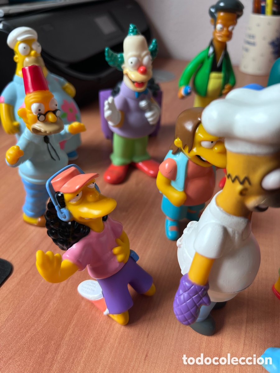 Figuras de goma y PVC: Figuras Los Simpsons Burger King - Foto 5