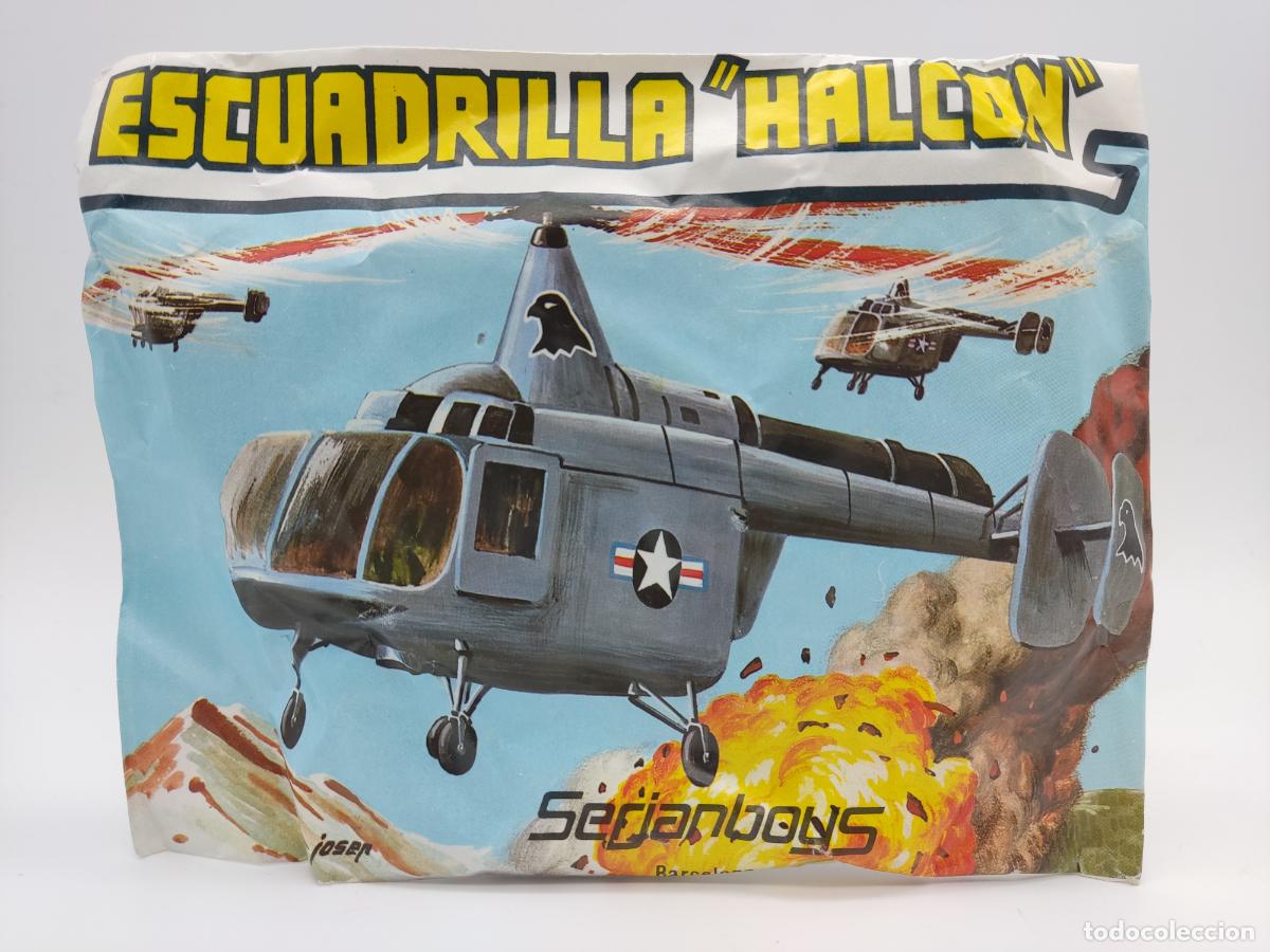 Figuras de Goma y PVC: SOBRE SERJAN ESCUADRILLA HALC&Oacute;N HELIC&Oacute;PTERO SERIE SERJANBOYS BARCELONA SERJAN BOYS ESCUADR&Oacute;N CERRADO