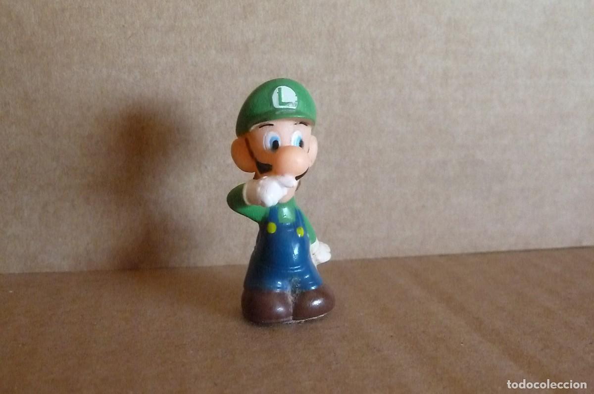 Figuras de goma y PVC: Super Mario. Luigi 4,50cm - Foto 1