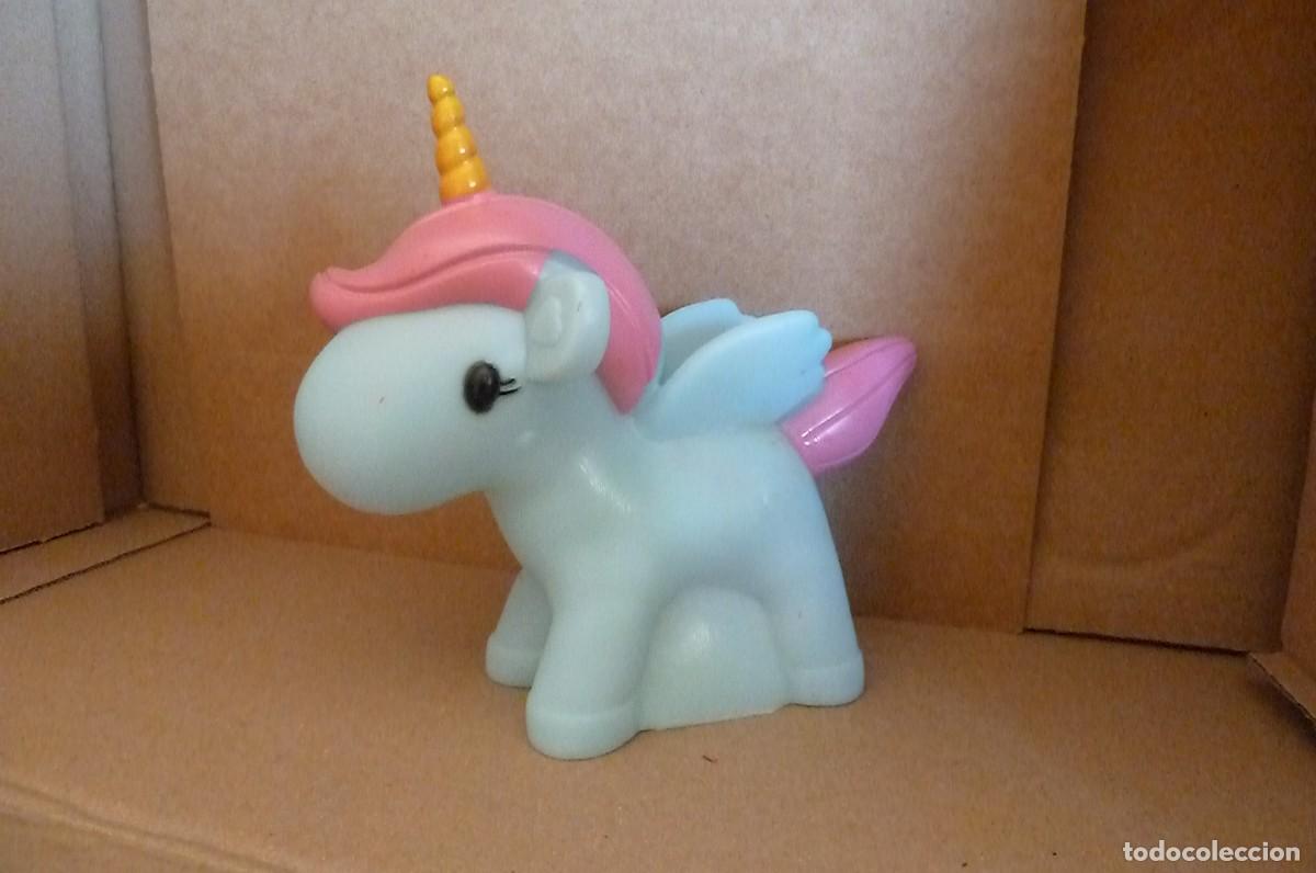 Figuras de goma y PVC: Pony Unicornio celeste - Foto 4