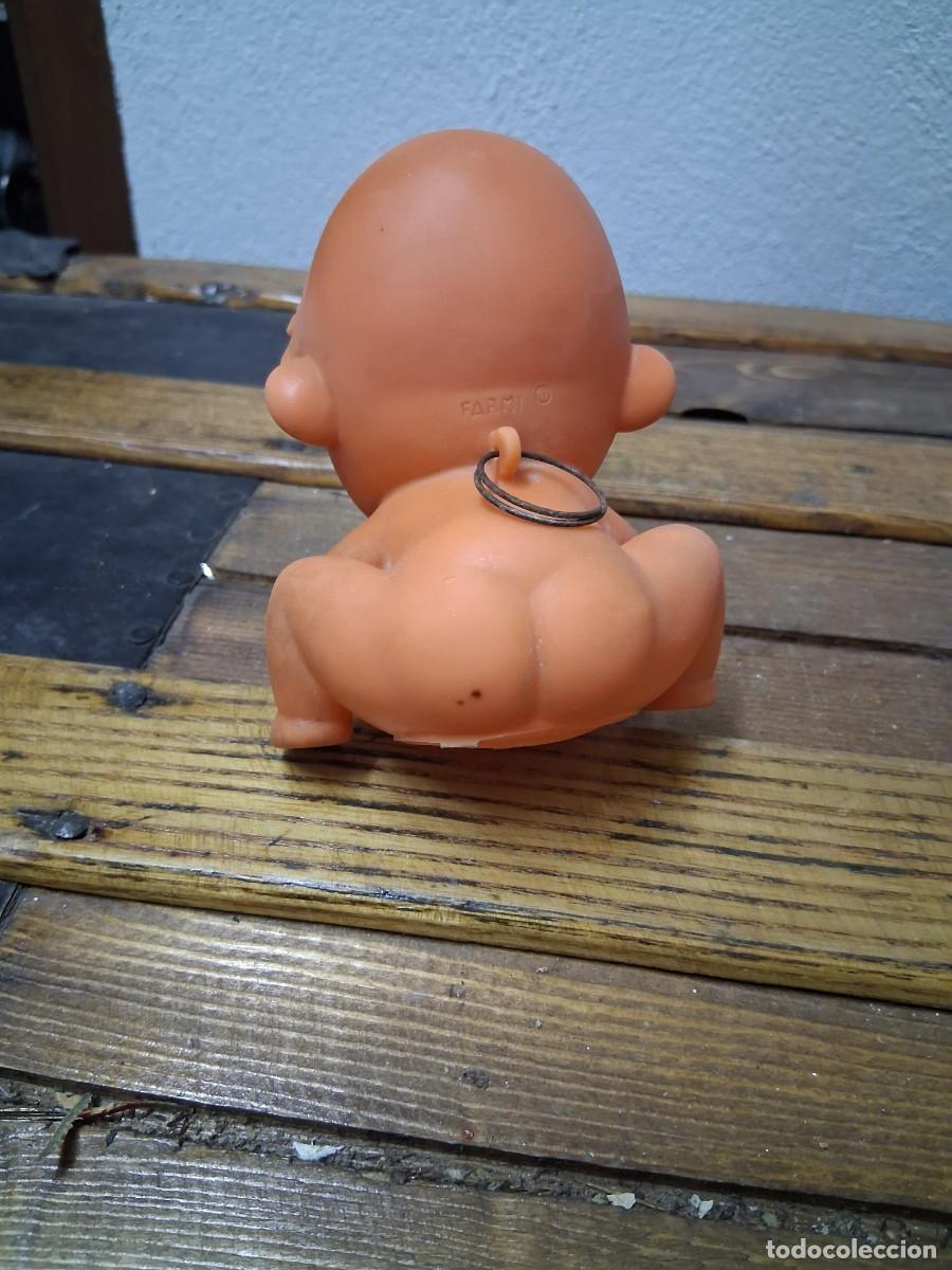 Figuras de goma y PVC: Mu&ntilde;eca beb&eacute; de goma Farmi - Foto 2