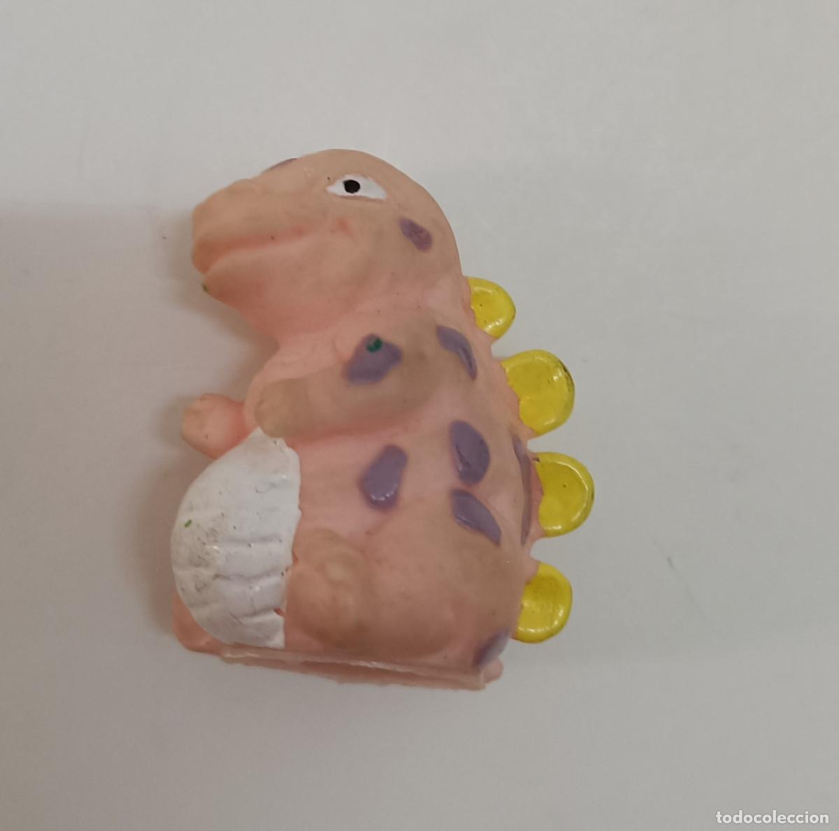 Figuras de Goma y PVC: dinosaurio rosa kawai mu&ntilde;eco figura goma mu&ntilde;equito figurita mini