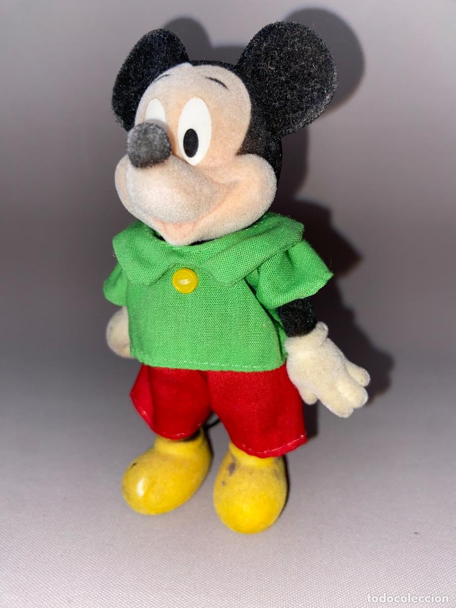 Figuras de Goma y PVC: ANTIGUA FIGURA &ldquo; MICKEY MOUSE &ldquo; DE GOMA PIEL TERCIOPELO - WALT DISNEY