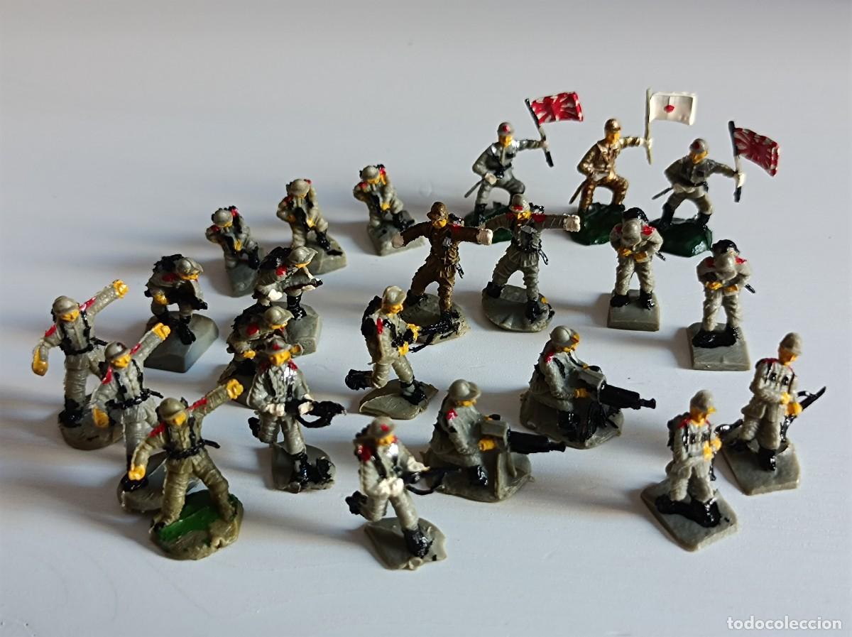 Gummi- und PVC-Figuren: LOTE SOLDADITOS JAPONESES EJ&Eacute;RCITO JAPON&Eacute;S