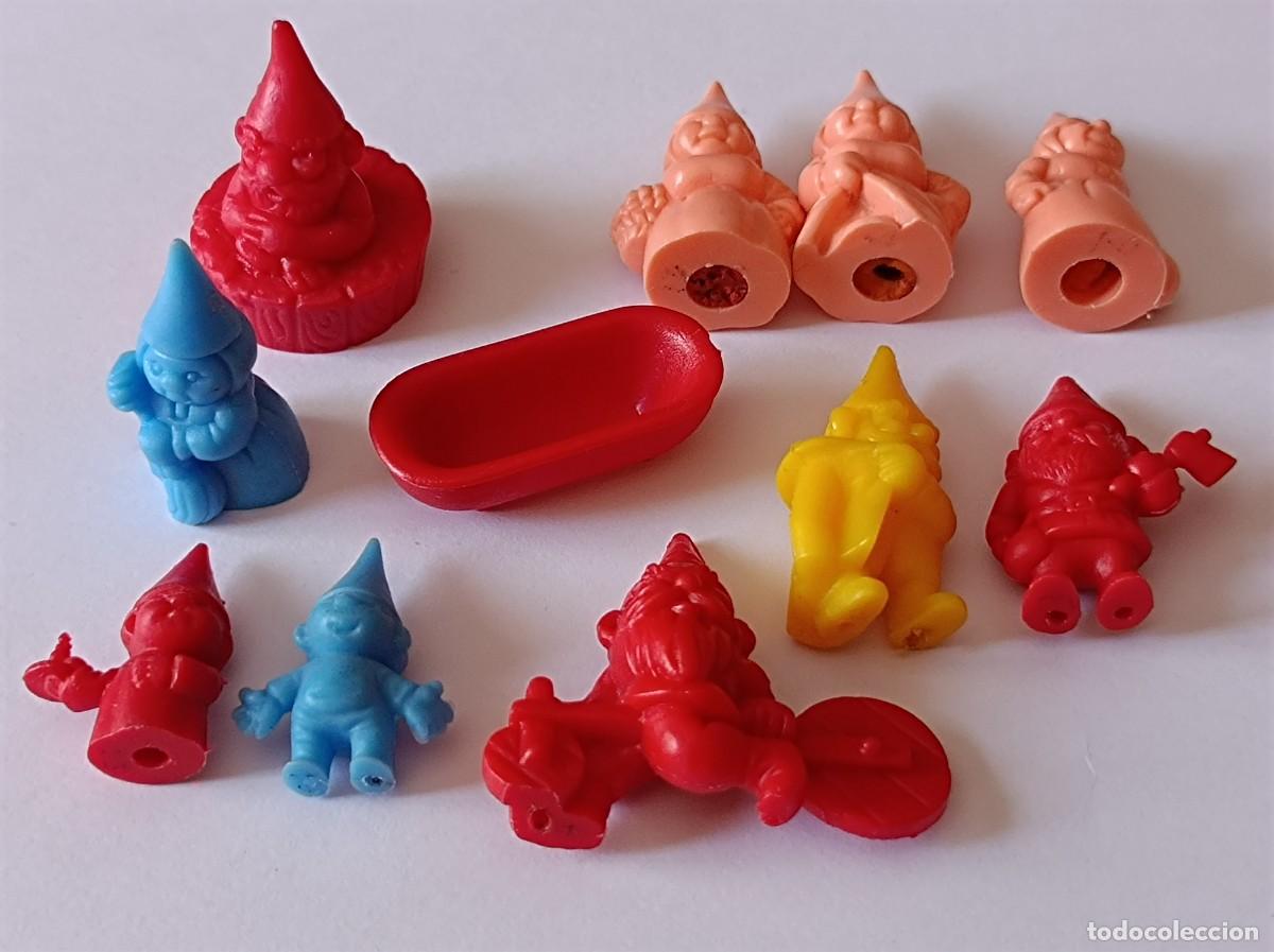 Figuras de goma y PVC: LOTE FIGURITAS DUNKIN DAVID EL GNOMO - Foto 1
