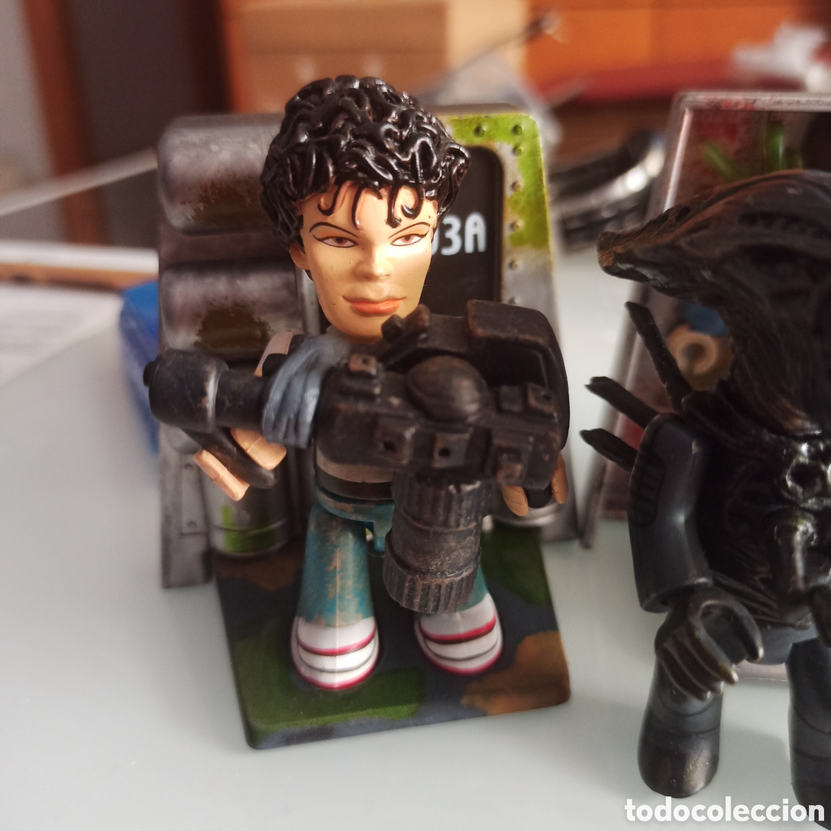 Figuras de goma y PVC: Set de figuras Aliens Mez Itz - Foto 2