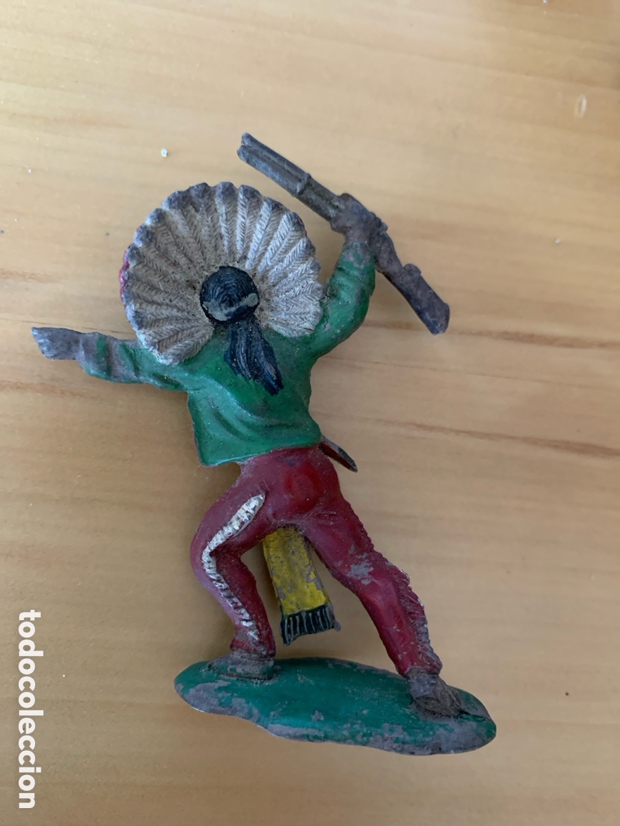 Figuras de goma y PVC: Figura indio comanche reamsa goma - Foto 2
