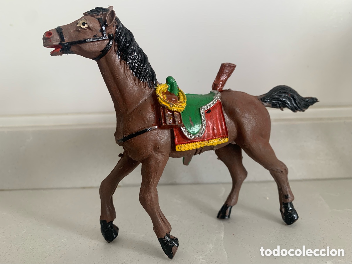 Figuras de goma y PVC: Caballo comansi serie grande oeste - Foto 1