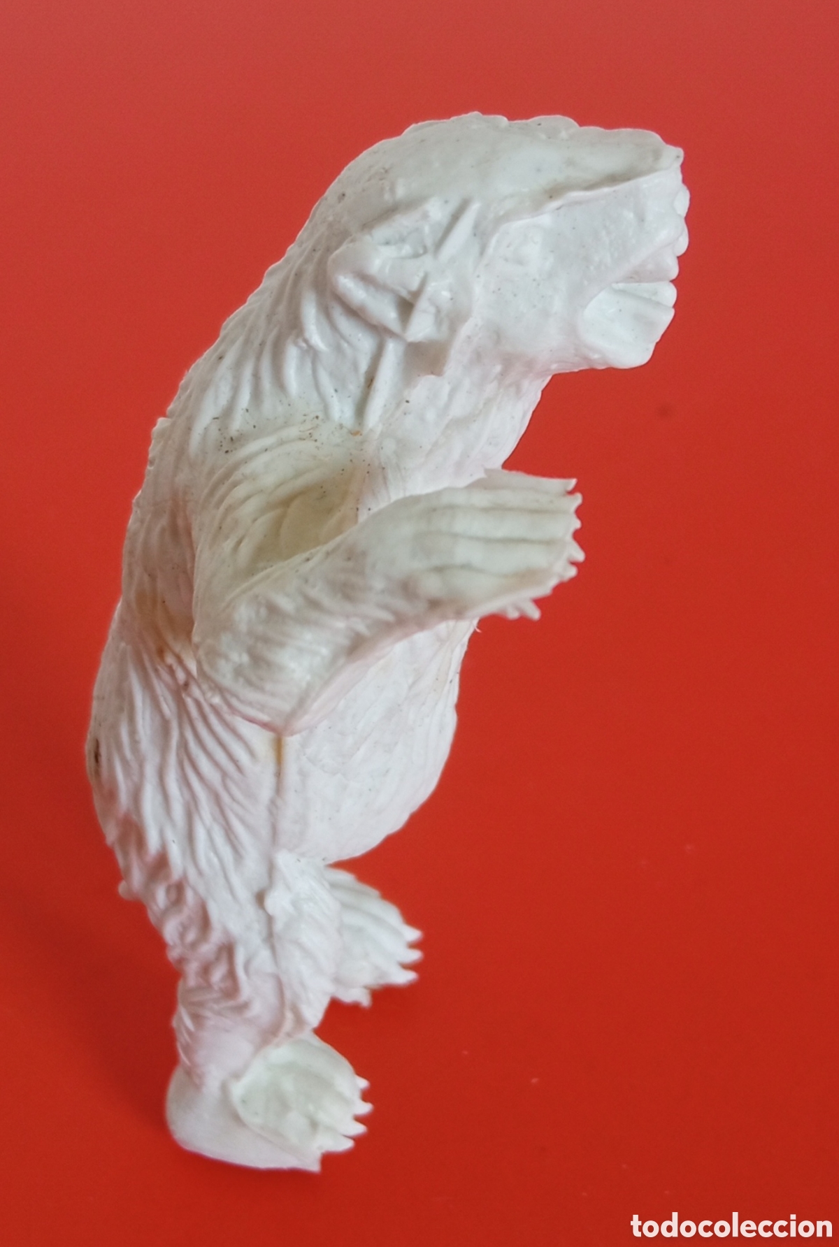 Figuras de goma y PVC: OSO BLANCO MACIZO.COMANSI 70S.NUEVO. - Foto 2