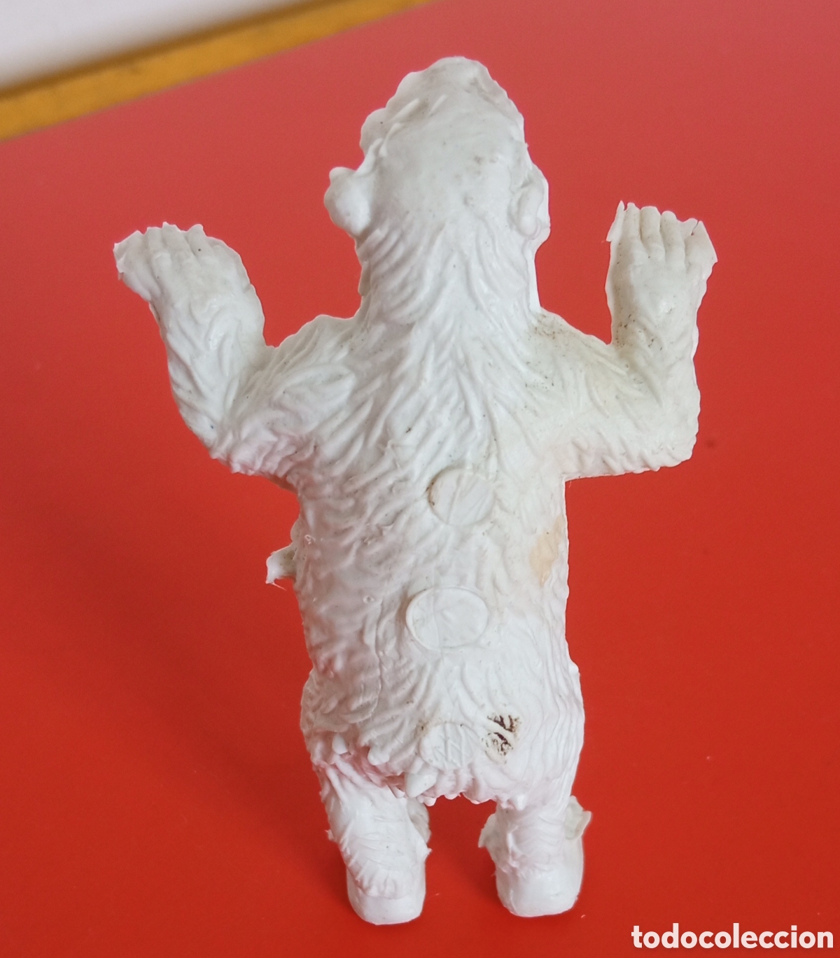 Figuras de goma y PVC: OSO BLANCO MACIZO.COMANSI 70S.NUEVO. - Foto 3