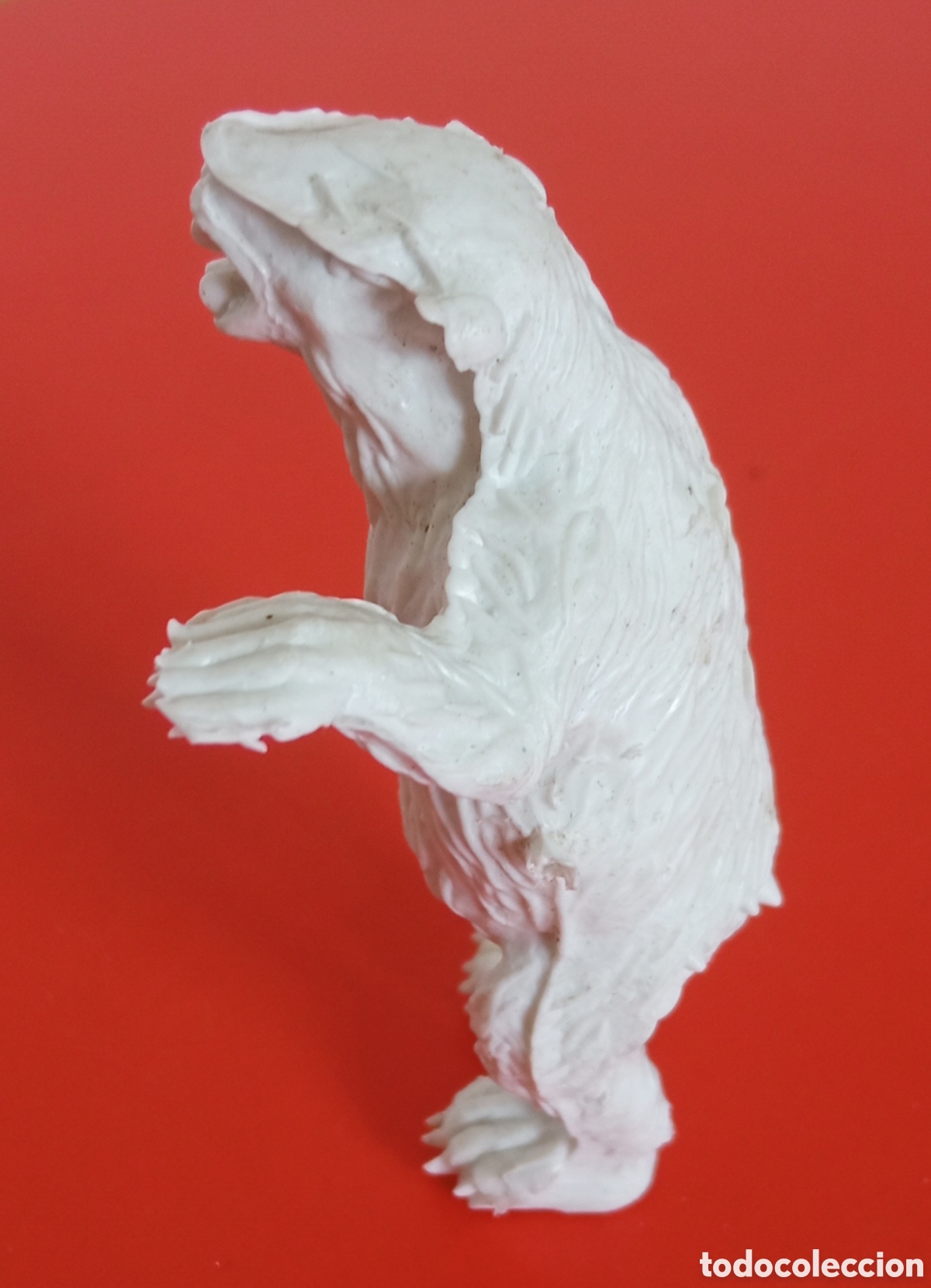Figuras de goma y PVC: OSO BLANCO MACIZO.COMANSI 70S.NUEVO. - Foto 4