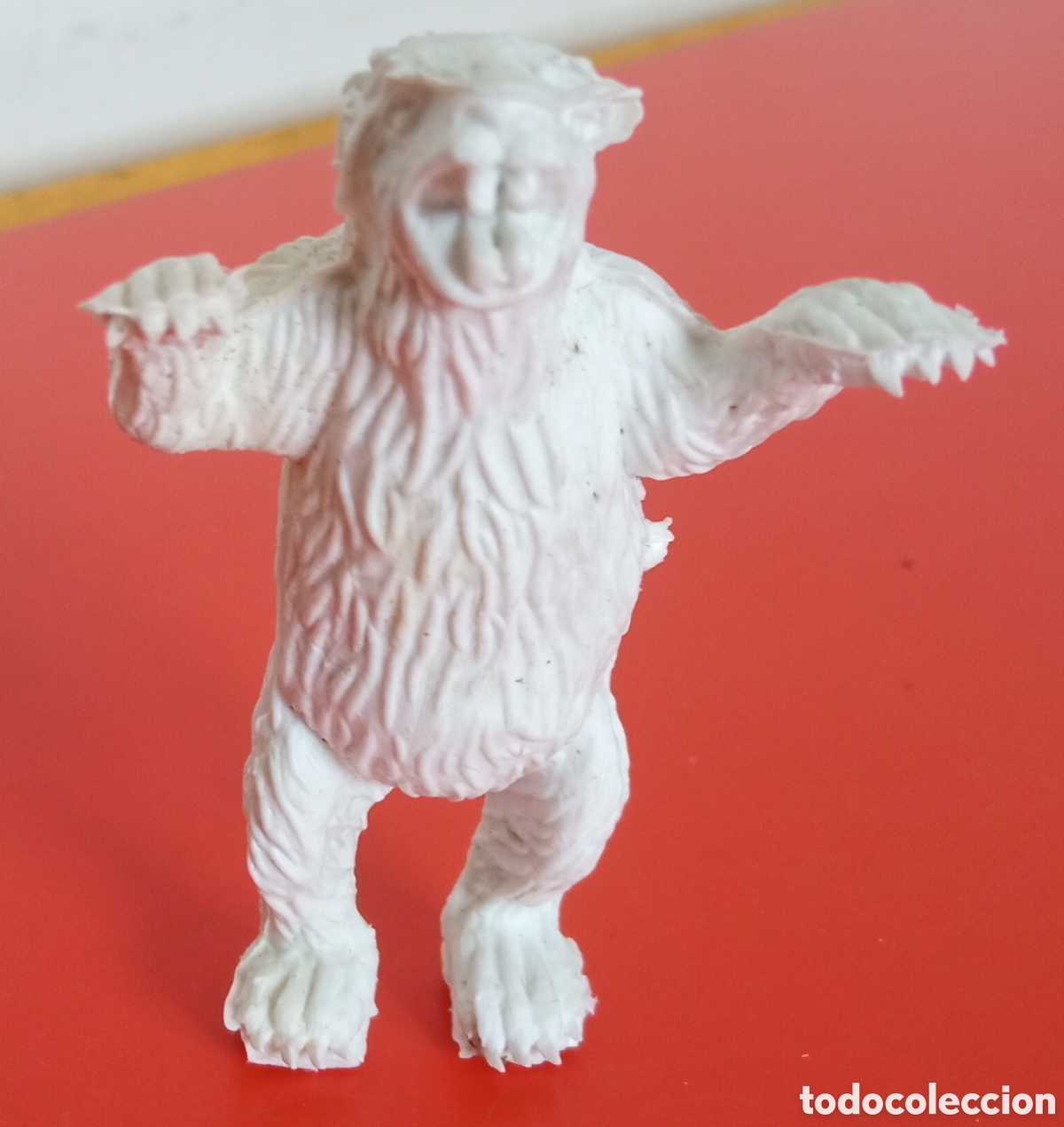 Figuras de goma y PVC: OSO BLANCO MACIZO.COMANSI 70S.NUEVO. - Foto 1