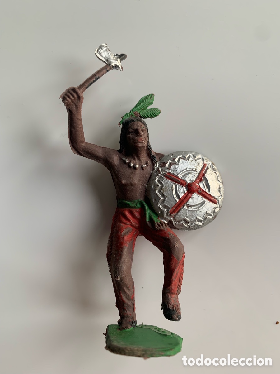 Figuras de goma y PVC: Indio comansi primera &eacute;poca - Foto 1