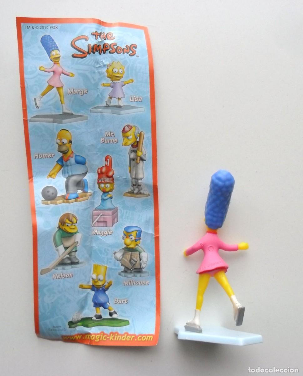 Figuras de goma Kinder: THE SIMPSONS MARGE KINDER 2010 - Foto 2