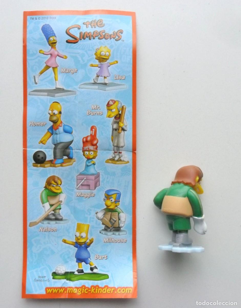 Figuras de goma Kinder: THE SIMPSONS NELSON KINDER 2010 - Foto 2