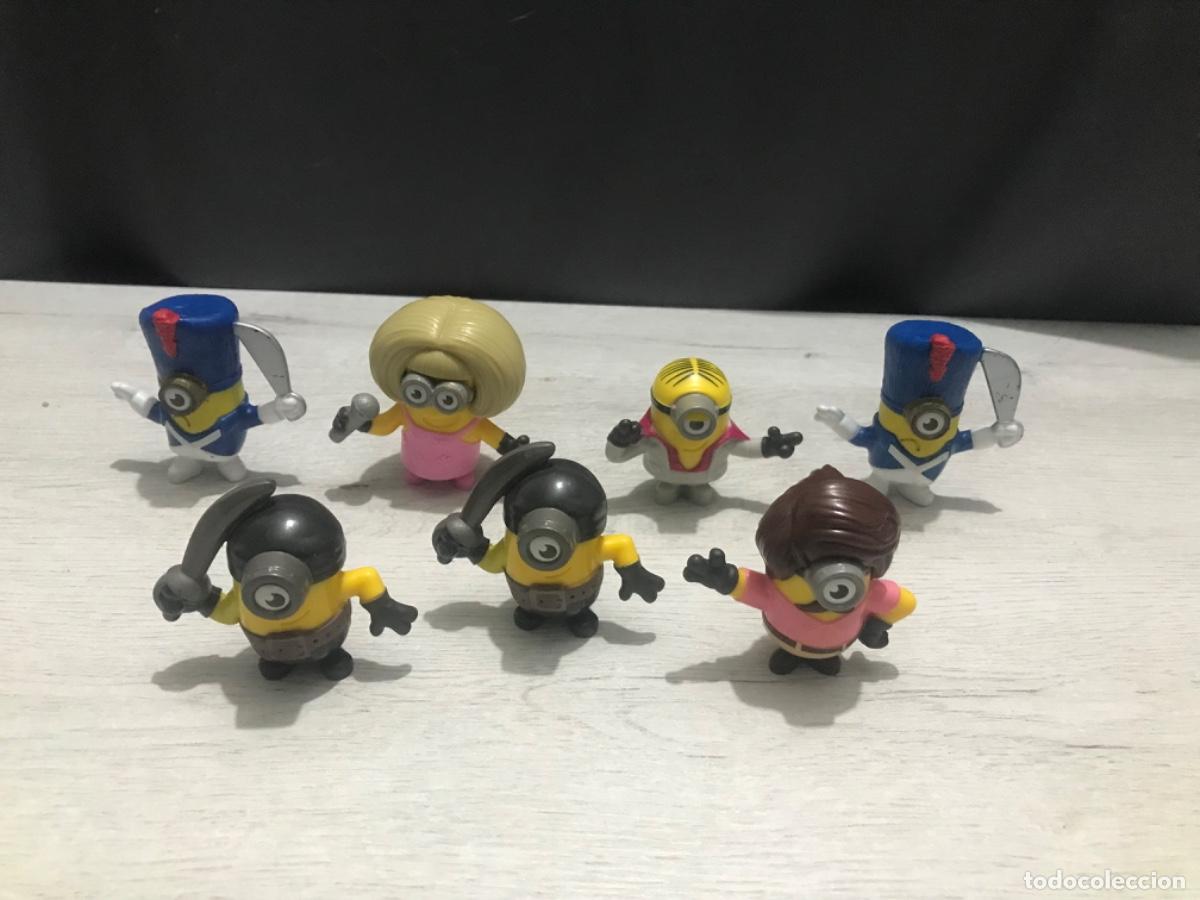 Figuras de goma y PVC: Lote de 7 figuras de los minions - Foto 1