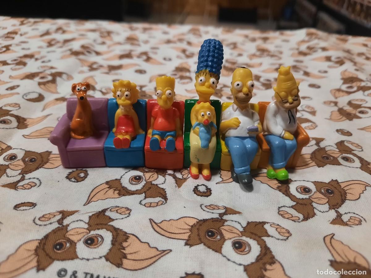 Figuras de goma y PVC: LOTE FIGURAS LOS SIMPSON SOFA - Foto 1