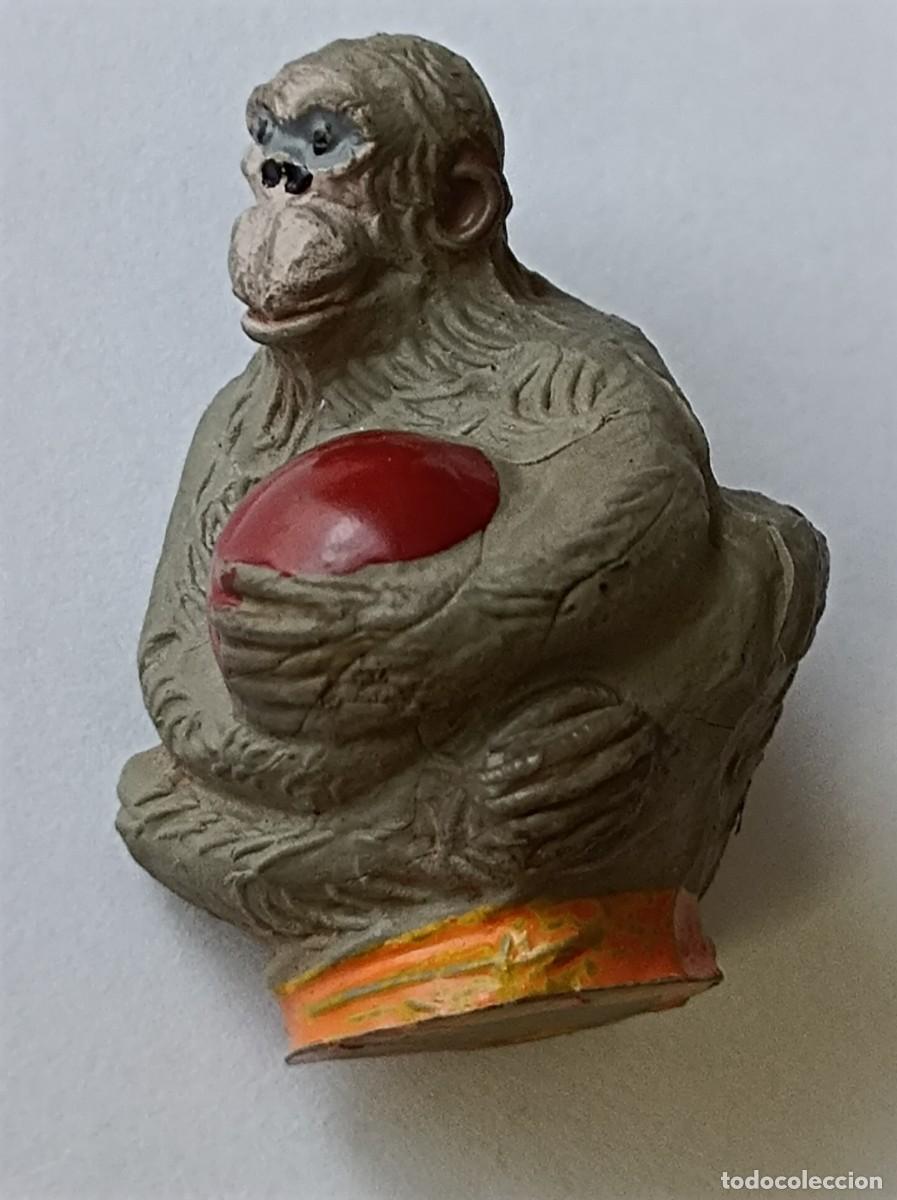 Figuras de goma y PVC: MONO DE GOMA CIRCO JECSAN - Foto 1