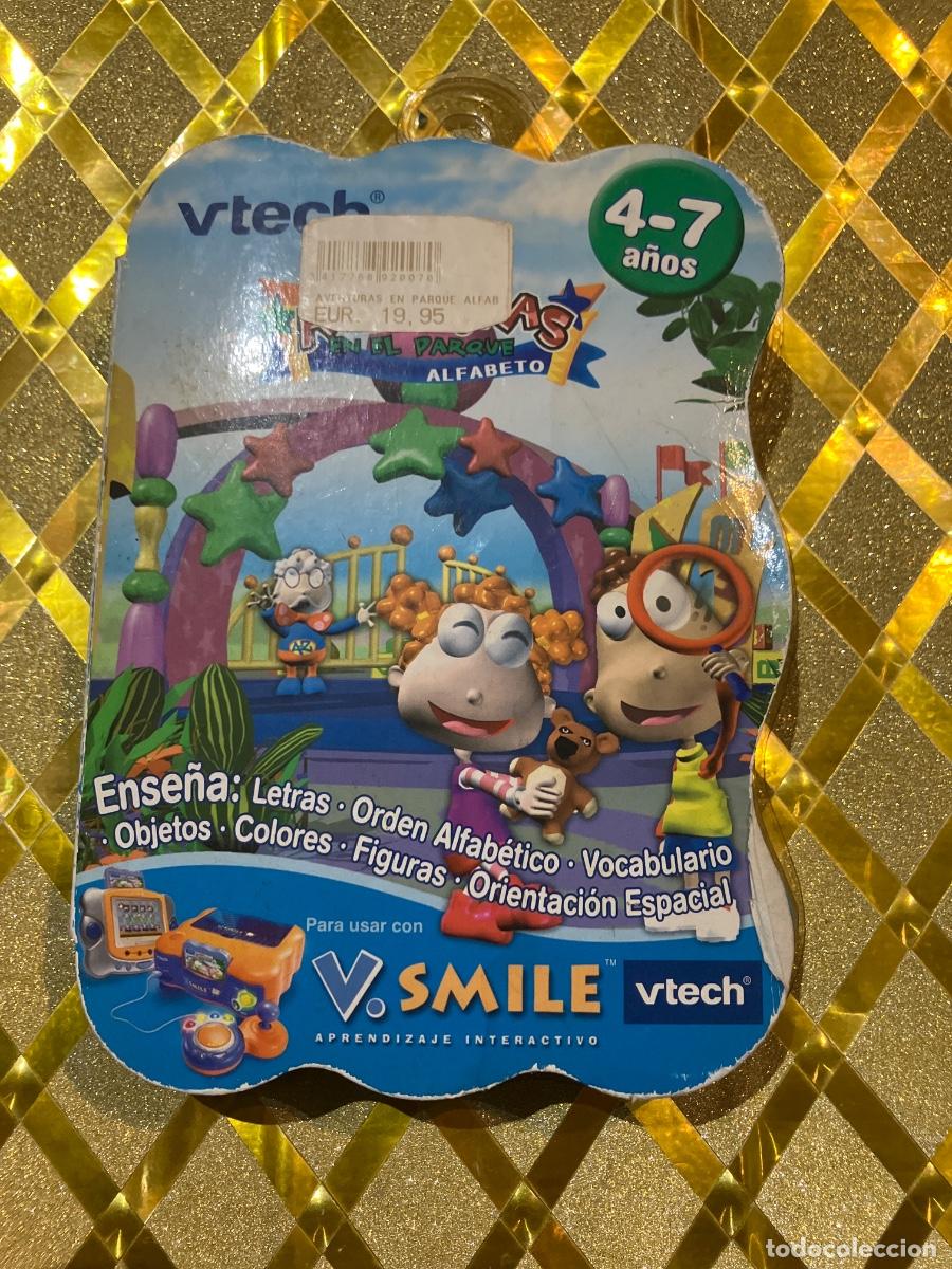 Figuras de goma y PVC: JUEGO V SMILE DE VTECH AVENTURAS EN EL PARQUE ! - Foto 1