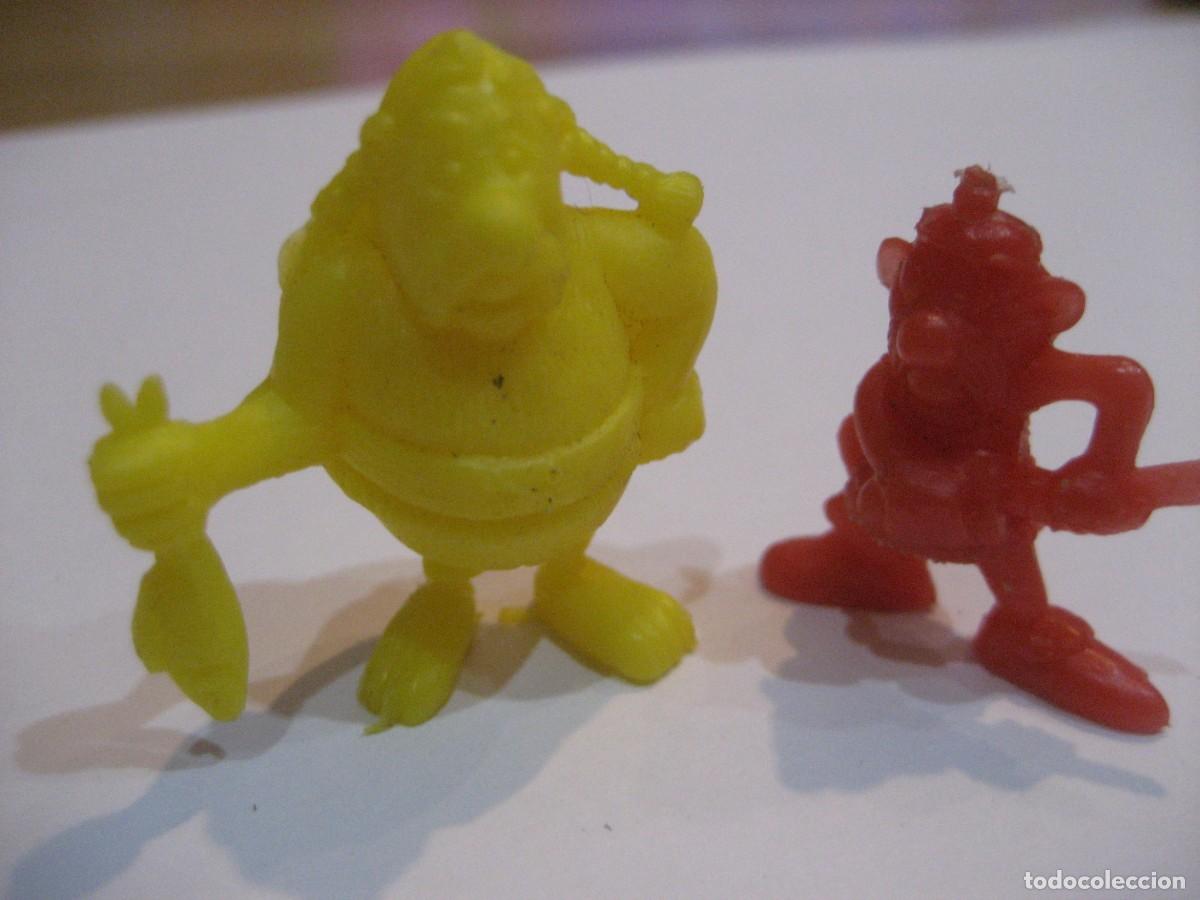 Figuras de goma y PVC: 2 figuras Dunkin . Asterix y Obelix - Foto 1