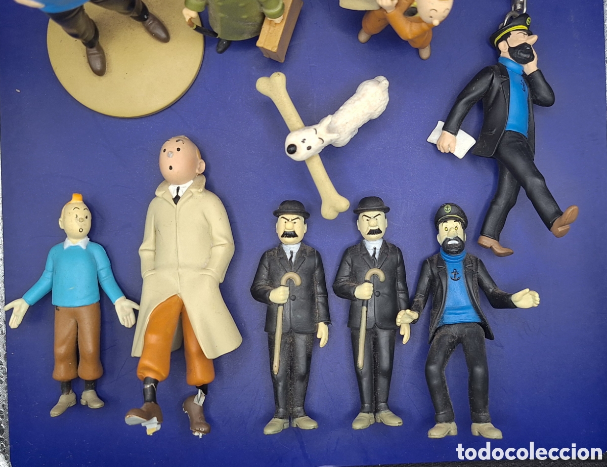 Figuras de goma y PVC: Lote de Figuras de Tintin - Foto 2