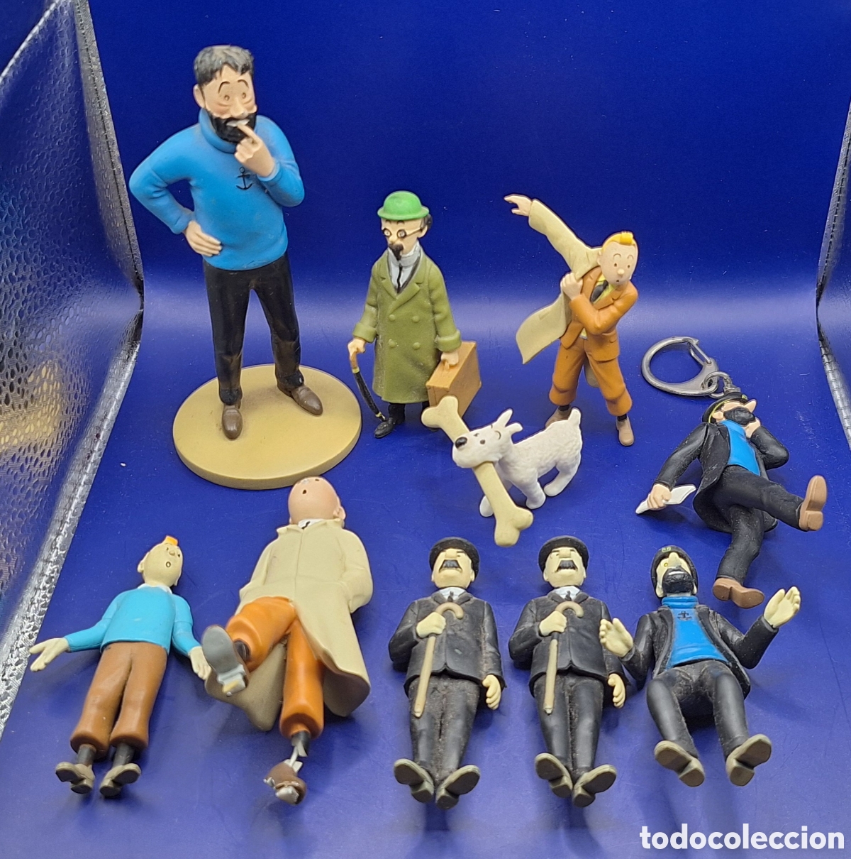 Figuras de goma y PVC: Lote de Figuras de Tintin - Foto 1
