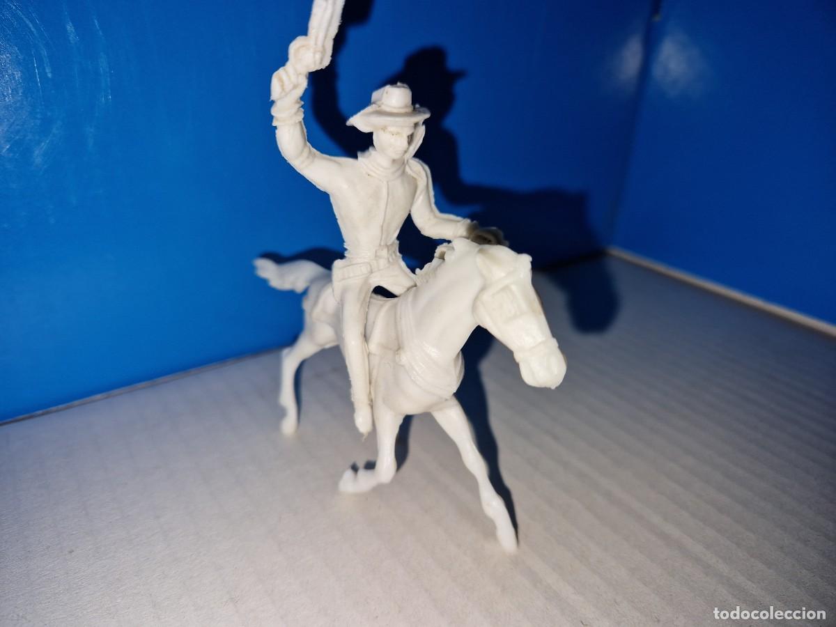 Figuras de goma y PVC: VAQUERO Y CABALLO DE COMANSI - Foto 1