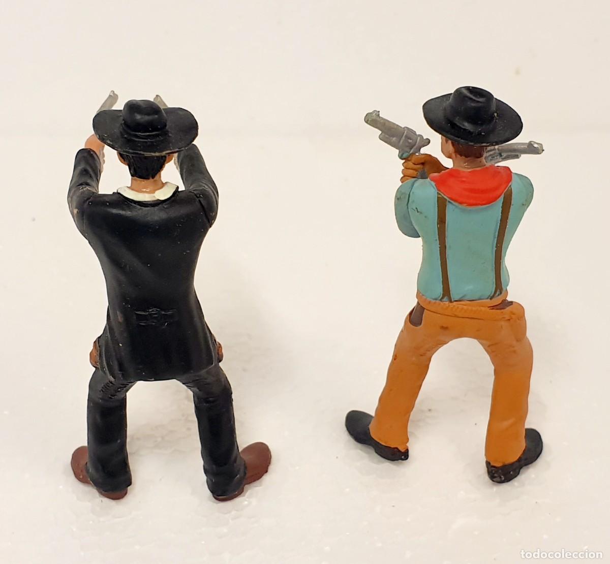 Figuras de goma y PVC: PISTOLERO DEL OESTE. COMANSI. LOTE DE 2 - Foto 2