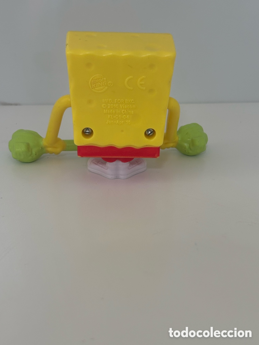 Figuras de goma y PVC: Bob Esponja (ejercicio) - Burger King 2016 - Foto 2