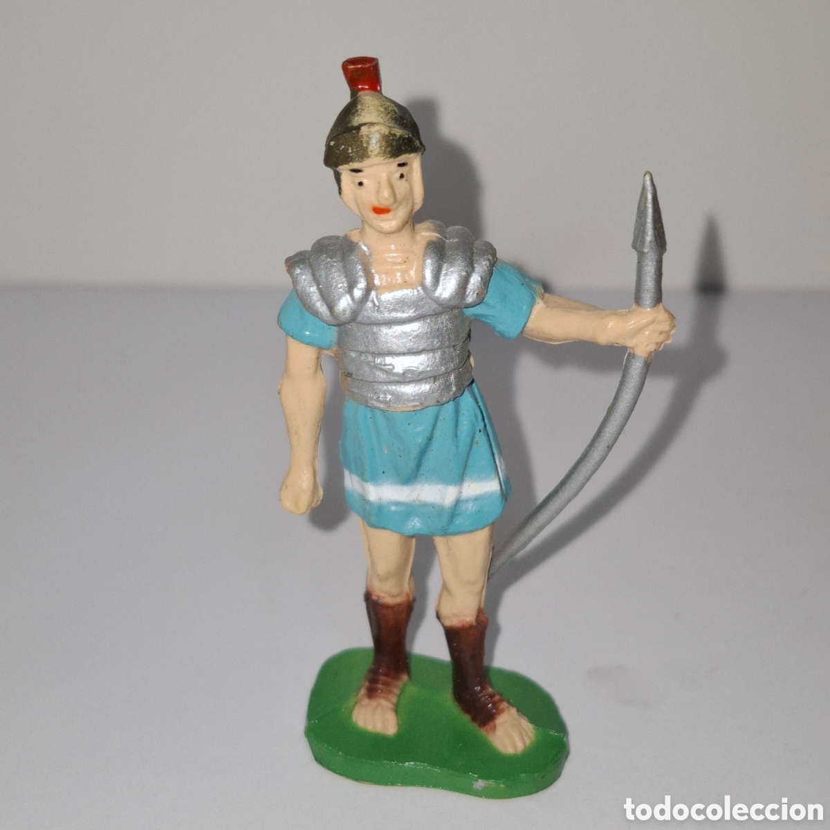 Figurines en Caoutchouc et PVC: LEGIONARIO ROMANO DE OLIVER MADE IN SPAIN A&Ntilde;OS 70 ROMANOS SOLDADO SOLDADITOS