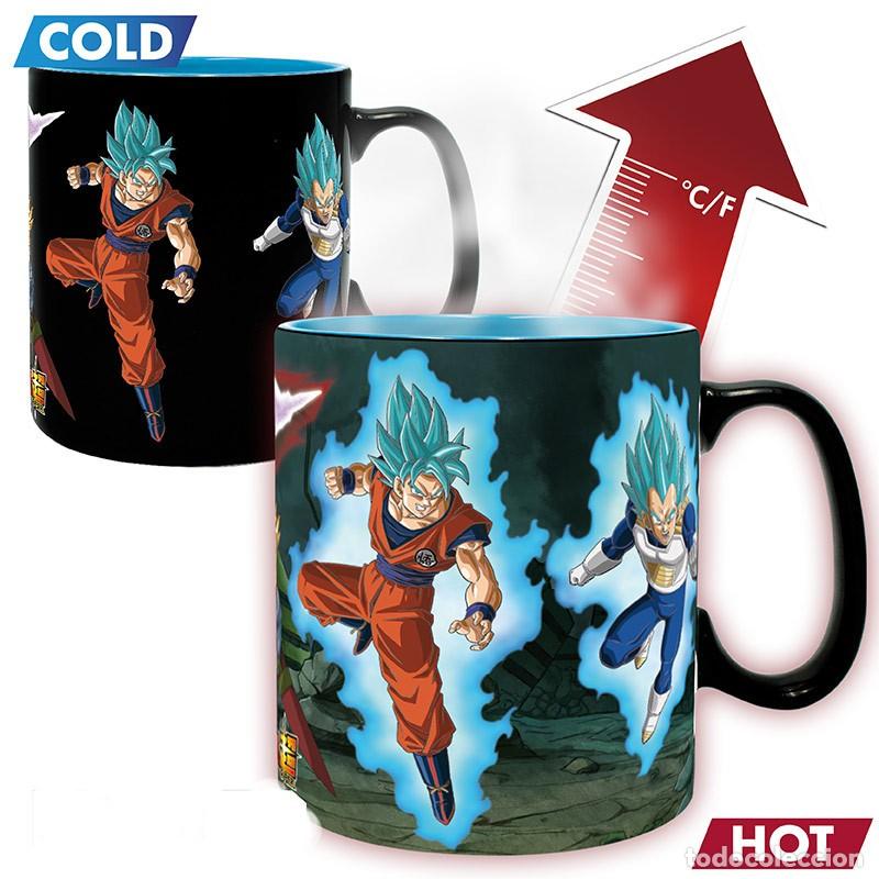 Rubber and PVC Figures: Taza Termica Saiyans vs Black - Dragon ball Super