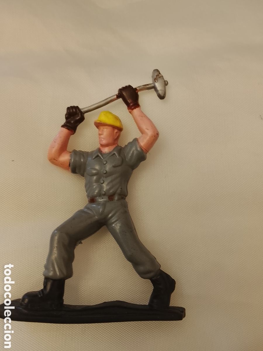Figuras de goma y PVC: Figura en PVC ,obrero - Foto 1