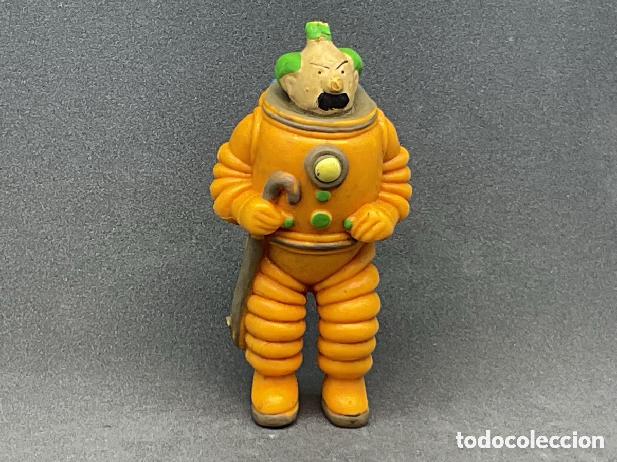 Figuras de Goma y PVC: FIGURA DEL DETECTIVE DUPONT. PERSONAJE DE TINTIN. MARCHANDO SOBRE LA LUNA. A&Ntilde;O 1994