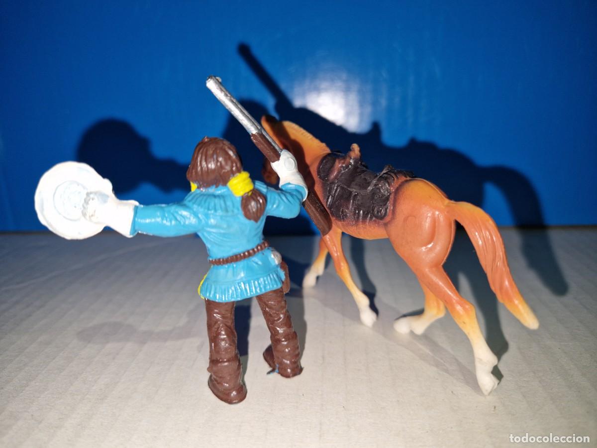 Figuras de goma y PVC: COMANSI, VAQUERO TRAMPERO CON CABALLO - Foto 2