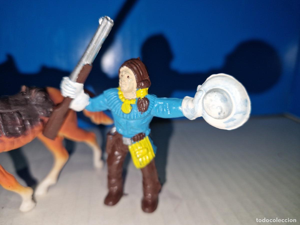 Figuras de goma y PVC: COMANSI, VAQUERO TRAMPERO CON CABALLO - Foto 4