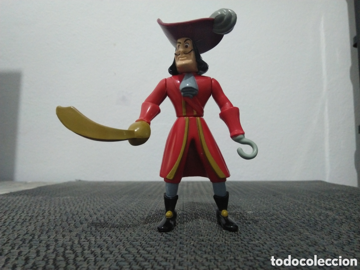 Rubber and PVC Figures: FIGURA PVC HEROES DISNEY DE FAMOSA PETER PAN CAPITAN GARFIO PIRATAS WALT DISNEY