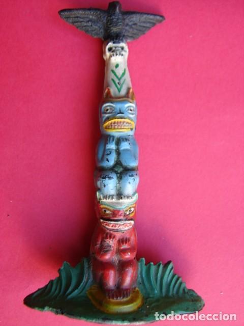 Figuras de goma y PVC: TOTEM INDIO HERMANOS PECH - Foto 1